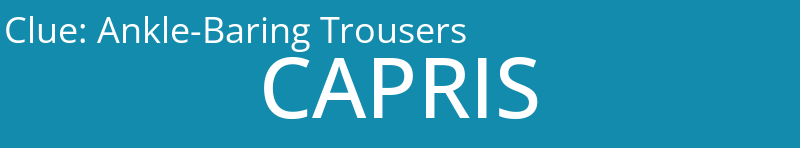 Ankle-Baring Trousers