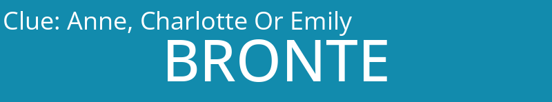 Anne, Charlotte Or Emily