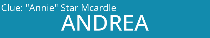 "Annie" Star Mcardle