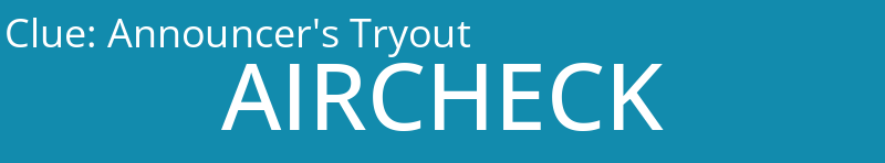 Announcer's Tryout