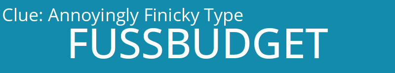 Annoyingly Finicky Type