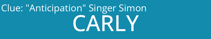 "Anticipation" Singer Simon