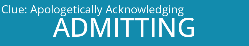 Apologetically Acknowledging