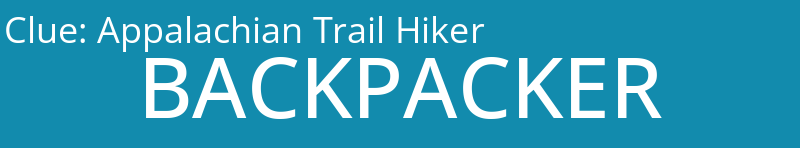 Appalachian Trail Hiker
