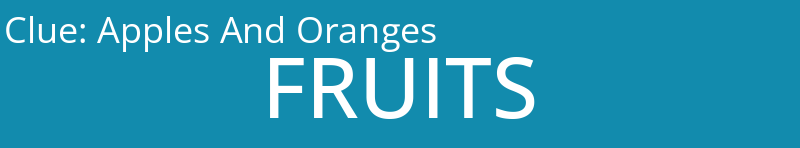 Apples And Oranges