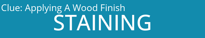 Applying A Wood Finish
