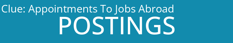 Appointments To Jobs Abroad