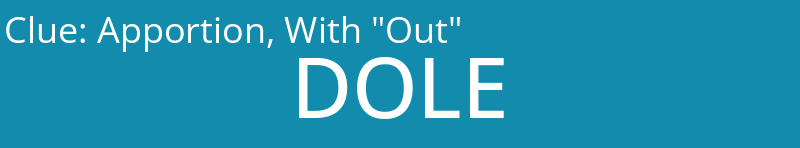 Apportion, With "Out"