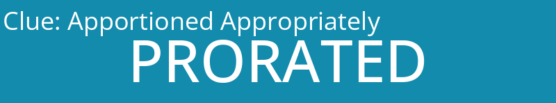 Apportioned Appropriately