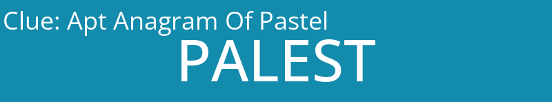 Apt Anagram Of Pastel 