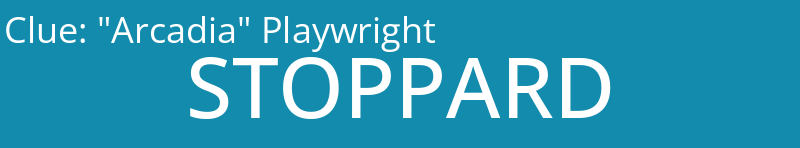 "Arcadia" Playwright