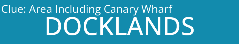 Area Including Canary Wharf