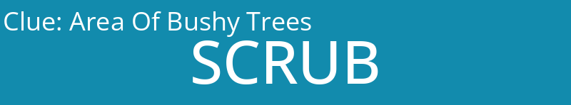 Area Of Bushy Trees