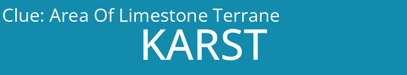 Area Of Limestone Terrane