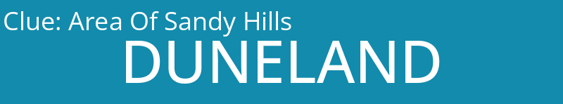 Area Of Sandy Hills