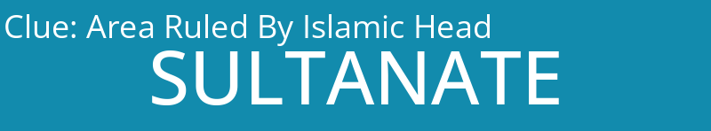 Area Ruled By Islamic Head