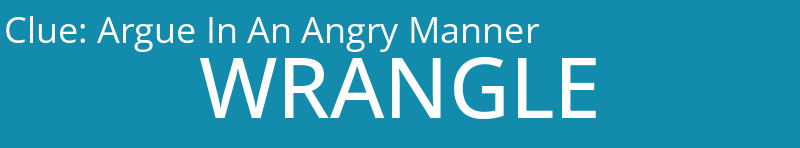 Argue In An Angry Manner