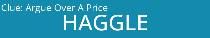 Argue Over A Price