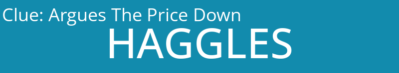 Argues The Price Down