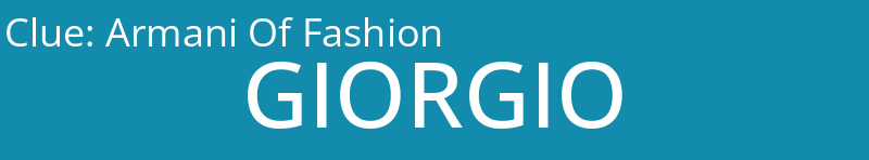 Armani Of Fashion