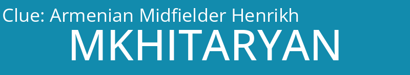 Armenian Midfielder Henrikh