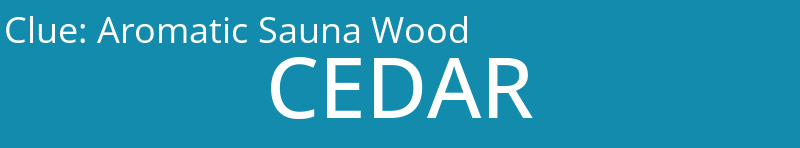 Aromatic Sauna Wood