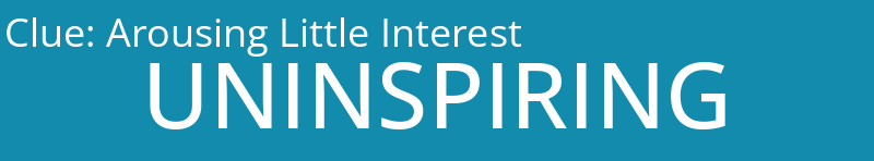 Arousing Little Interest