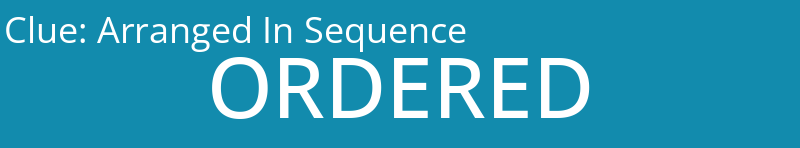 Arranged In Sequence