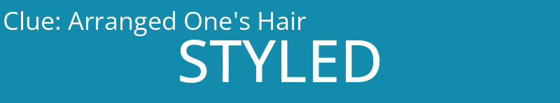 Arranged One's Hair