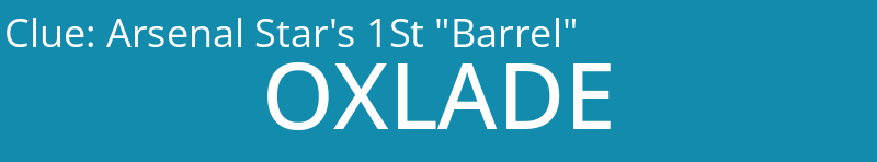 Arsenal Star's 1St "Barrel"