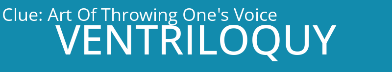 Art Of Throwing One's Voice