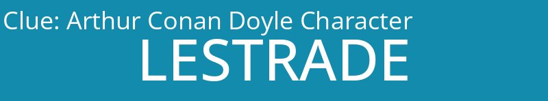 Arthur Conan Doyle Character