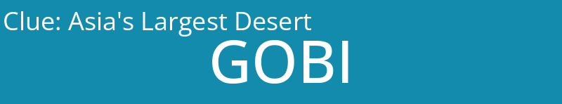 Asia's Largest Desert