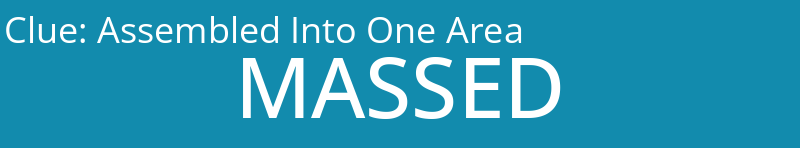 Assembled Into One Area