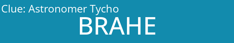 Astronomer Tycho