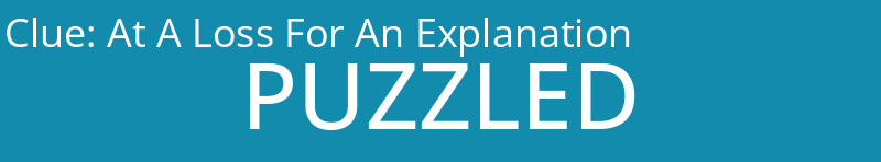 At A Loss For An Explanation