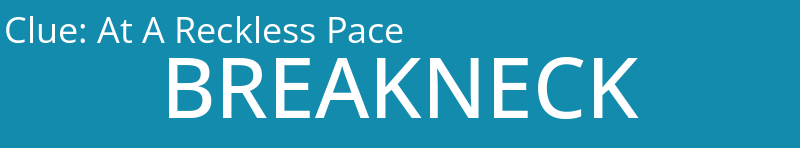 At A Reckless Pace