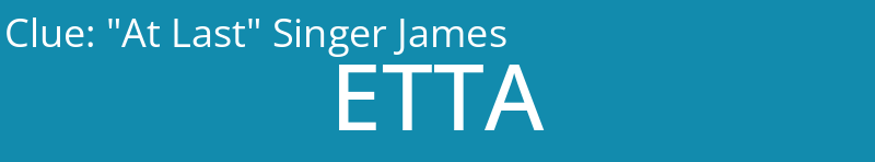 "At Last" Singer James