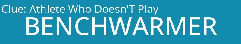 Athlete Who Doesn'T Play