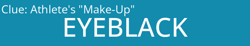 Athlete's "Make-Up"