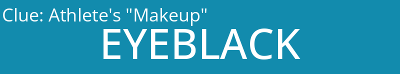 Athlete's "Makeup"