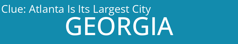 Atlanta Is Its Largest City