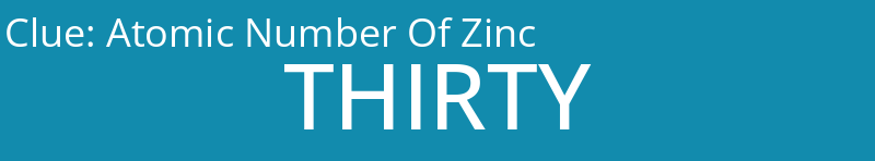 Atomic Number Of Zinc