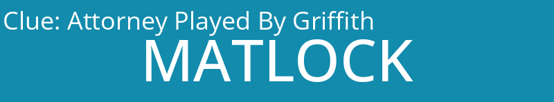 Attorney Played By Griffith