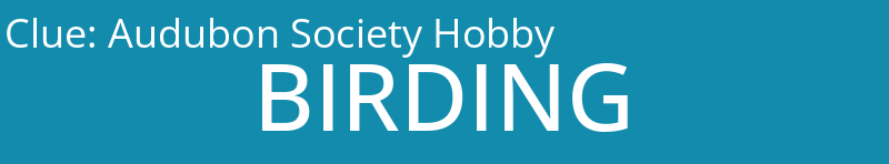 Audubon Society Hobby