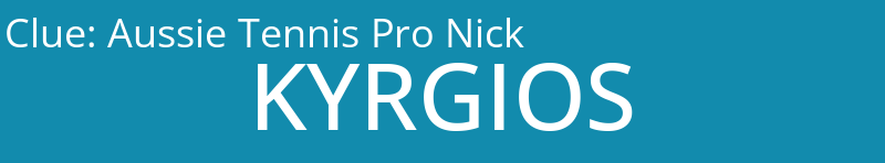 Aussie Tennis Pro Nick