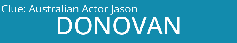 Australian Actor Jason