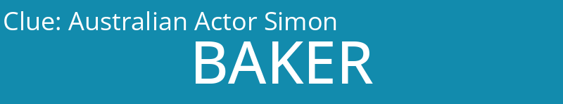 Australian Actor Simon
