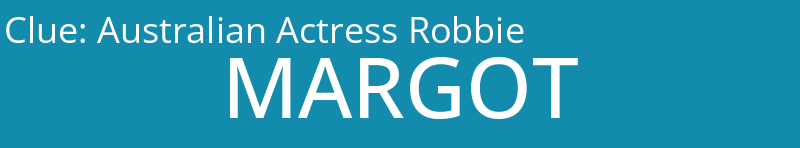 Australian Actress Robbie