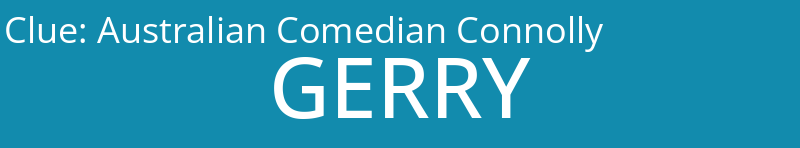 Australian Comedian Connolly